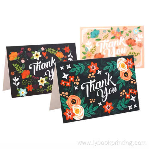 Paper Postcard Thank You Christmas Card Printing